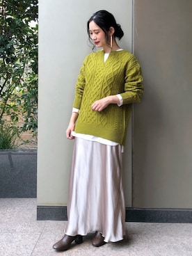 asakoさん（レディース・153cm）の秋コーディネート