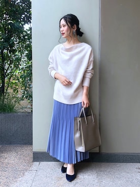 「B.C STOCK（ベーセーストック）のアイテム（トップス）」を使った、asakoさん（レディース・153cm）の秋コーディネート