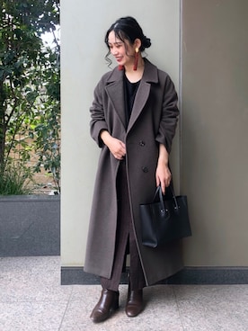 asakoさん（レディース・153cm）の冬コーディネート