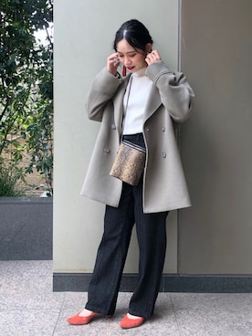 asakoさん（レディース・153cm）の冬コーディネート