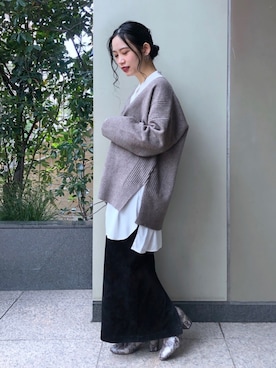 asakoさん(レディース・153cm)の冬コーディネート
