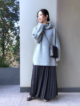 asakoさん（レディース・153cm）の冬コーディネート