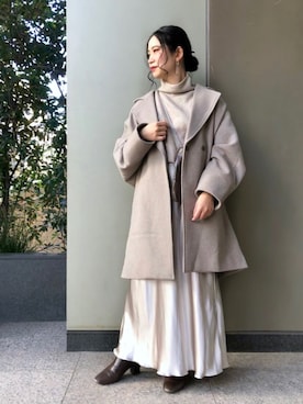 asakoさん（レディース・153cm）の冬コーディネート