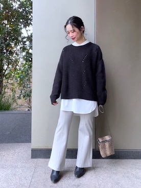 asakoさん（レディース・153cm）の冬コーディネート