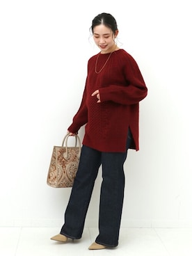 asakoさん（レディース・153cm）の冬コーディネート