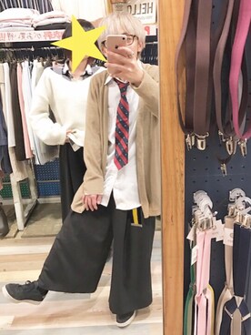「アイテム（フォーマルスーツ/小物）」を使った、あんずさん（メンズ・157cm・10代）の春コーディネート
