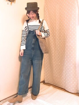 なかお⚘さん(レディース・165cm)の春コーディネート