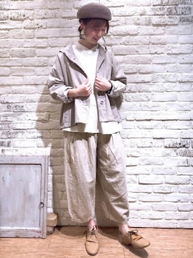 なかお⚘さん(レディース・165cm)の春コーディネート