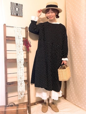 なかお⚘さん(レディース・165cm)の春コーディネート