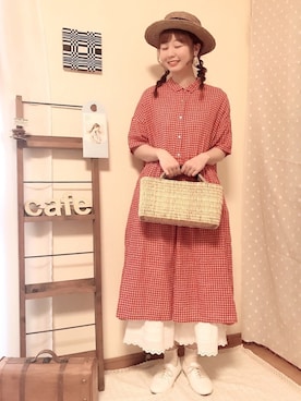 なかお⚘さん（レディース・165cm）の春コーディネート