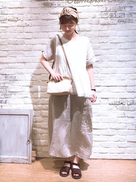 なかお⚘さん（レディース・165cm）の夏コーディネート