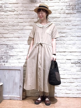 なかお⚘さん(レディース・165cm)の夏コーディネート