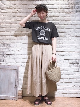 なかお⚘さん（レディース・165cm）の夏コーディネート