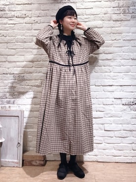 なかお⚘さん(レディース・165cm)の冬コーディネート