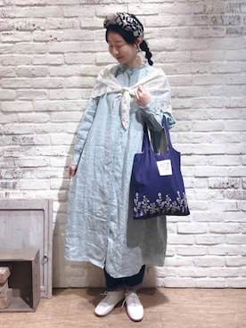 なかお⚘さん(レディース・165cm)の春コーディネート