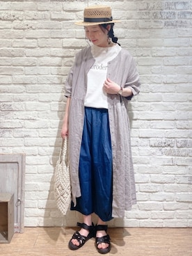 なかお⚘さん（レディース・165cm）の春コーディネート