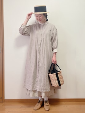 「WILLYS（ウィリーズ）のアイテム」を使った、なかお⚘さん（レディース・165cm）の春コーディネート