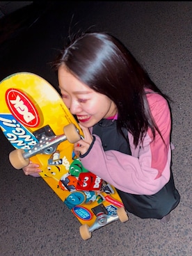 「DGK（ディージーケー）のアイテム」を使った、o0canna0oさん（レディース・160cm）の夏コーディネート