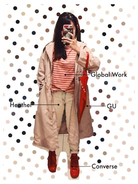 Emmyさん（レディース・163cm）の春コーディネート