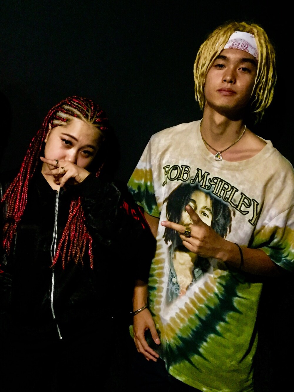 「ストリート服が好き、お洒落さんとつながりたい、Reggae、sisterensound、るーちゃん、soundwoman、音楽で繋がる」｜「L.Aのアイテム（MA-1、ブラック系）」を使った、RU-CHANさん（レディース・155cm）の秋コーディネートの1枚目の写真