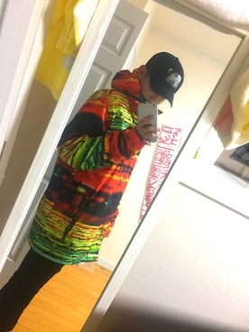 「quiksilver」｜fujifujiさん（メンズ・170cm）の冬コーディネート