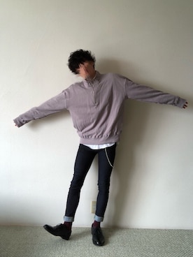 「ワインレッド」｜「アイテム（財布/小物）」を使った、うらさん（メンズ・171cm）の夏コーディネート