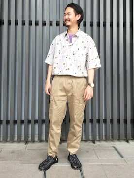 「【全社タグに統合】Relax」｜BONさん（メンズ・180cm）の春コーディネート