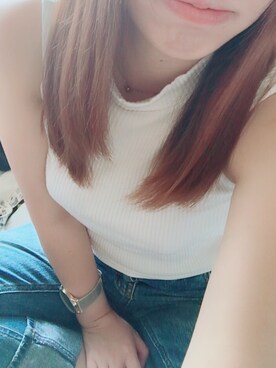 「WEGO（ウィゴー）のアイテム（デニムパンツ、ブルー系）」を使った、haachanさん（レディース・149cm）の秋コーディネート