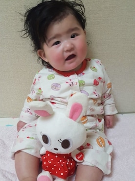 「MIKI HOUSE（ミキハウス）のアイテム（雑貨/ホビー）」を使った、kaoridolさん（キッズ・70cm）の冬コーディネート