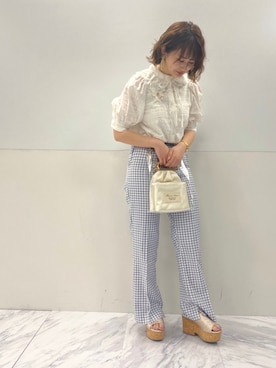 「nice claup」｜mikuさん（レディース・154cm・10代）の春コーディネート
