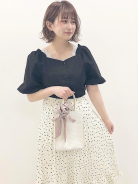 「nice claup」｜mikuさん（レディース・154cm・10代）の春コーディネート