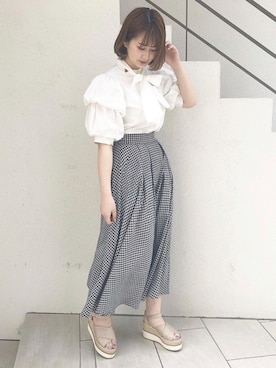 「nice claup」｜mikuさん（レディース・154cm・10代）の春コーディネート