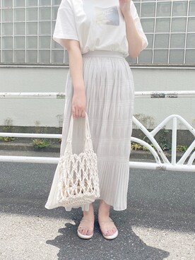 「アイテム（ハンドバッグ）」を使った、mikuさん（レディース・154cm・10代）の春コーディネート