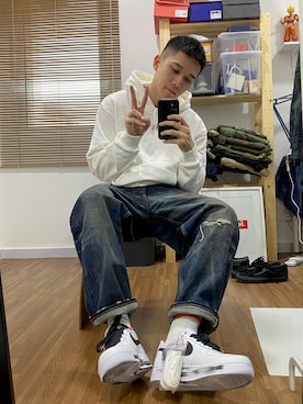「CLOT（クロット）のアイテム」を使った、fedさん（メンズ・180cm）の冬コーディネート