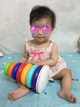 「GAL」｜YuyuLawさん（キッズ・70cm）の秋コーディネート