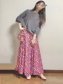 SLOBE IENA テープヤーンワイドプルオーバー◆  ピンクB SLOBE IENA（スローブイエナ）の「《WEB限定/追加》テープヤーンワイド