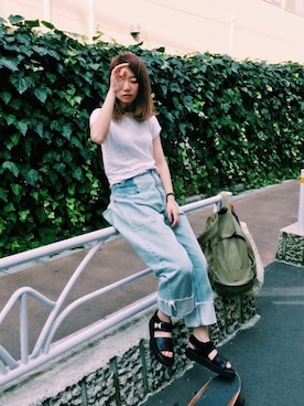 karinさん（レディース・157cm）の夏コーディネート