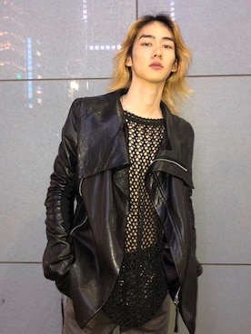 「Dr. Martens（ドクターマーチン）のアイテム（パンツ）」を使った、海我さん（メンズ・175cm）の秋コーディネート