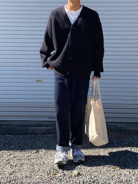 「LENO（リノ）のアイテム（パンツ）」を使った、ゆーやさん（メンズ・165cm）の春コーディネート
