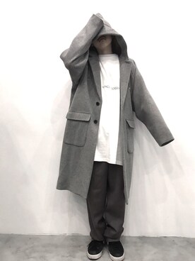 「MUZE（ミューズ）のアイテム（その他アウター）」を使った、PLANNET by H>FRACTALさん（メンズ・170cm）の冬コーディネート