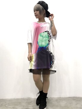 「PARADOX（パラドックス）のアイテム（アクセサリー）」を使った、PLANNET by H>FRACTALさん（レディース・150cm）の春コーディネート