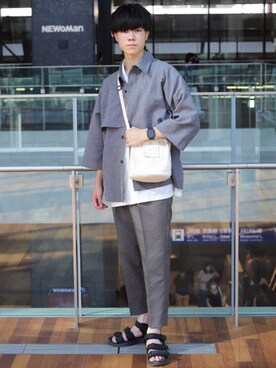 ショルダーバッグを使った 女子ウケ のメンズ人気ファッションコーディネート Wear