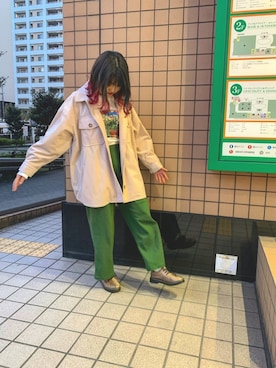 いのうえあづみさん（レディース・156cm）の春コーディネート