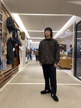 「CEASTERS（ケステル）のアイテム」を使った、Tsukaさん（メンズ・170cm）の冬コーディネート