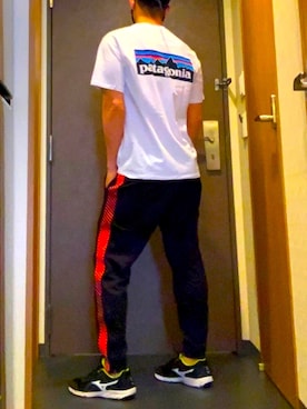 「ASICS（アシックス）のアイテム（パンツ）」を使った、長砂　真琴さん（メンズ・171cm）の春コーディネート