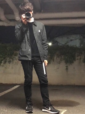 「BACK NUMBER（バックナンバー）のアイテム（スウェット）」を使った、せっきーさん（メンズ・174cm）の冬コーディネート