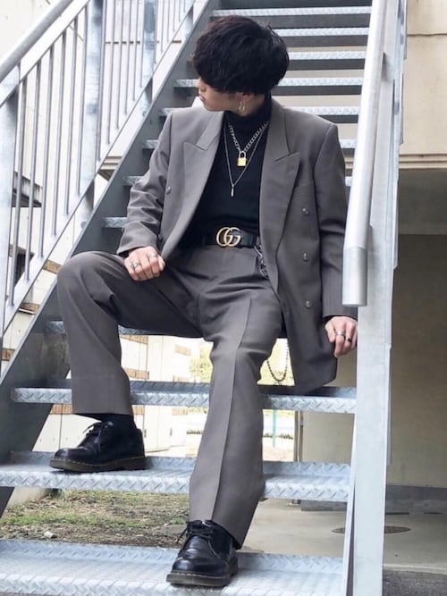 せっきー Gucciのベルトを使ったコーディネート Wear
