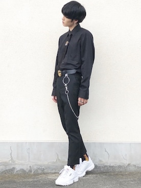 「アイテム（フォーマルスーツ/小物）」を使った、せっきーさん（メンズ・174cm・20代）の秋コーディネート
