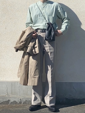 「endevice（エンデヴァイス）のアイテム（シューズ）」を使った、せっきーさん（メンズ・174cm）の春コーディネート