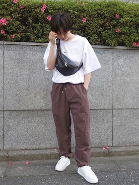 「Heather（ヘザー）のアイテム」を使った、ゆーさん（メンズ・165cm）の夏コーディネート